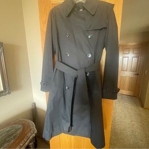 Burberry Black Irene Trench coat jacket